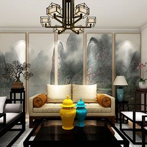 太原裝修設(shè)計師130㎡新中式風(fēng)格